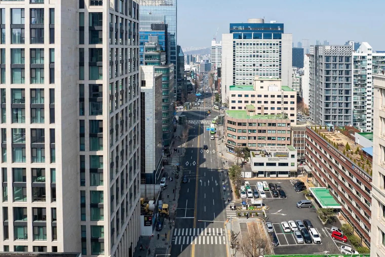 Blueground Id4 Nonhyeon City View Ac Sel-4 Сеул Апартаменты
